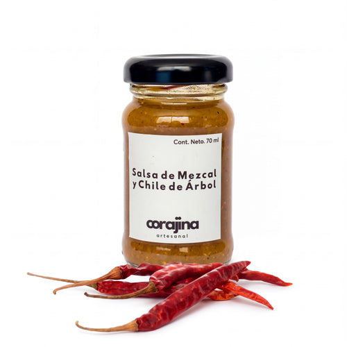Salsa de Mezcal y Chile de Árbol